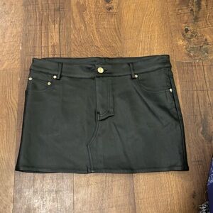 Retrofete Black Mini Skirt